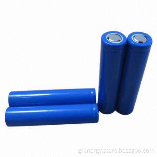 3.7V 800mAh Lithium-ion Battery, Cylindrical 14650, Flat Top, UL, CE, RoHS Listed, 1 Year Guarantee